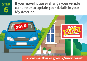 I fyuo move house or change your vehicle remember to update your details in your my account. 