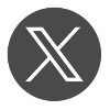 A dark grey version of the X icon