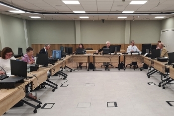 A photograph of the Council Chamber in our Market Street Offices.