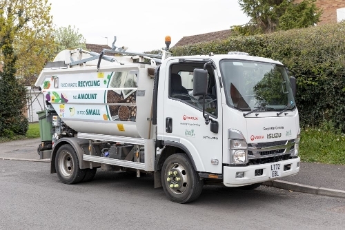 2024 - food waste truck using HVO